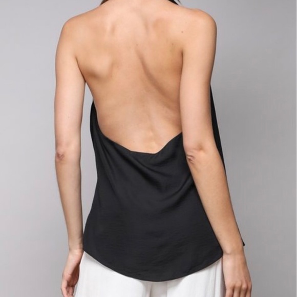 BACKLESS HALTER TOP - Picture 2 of 4